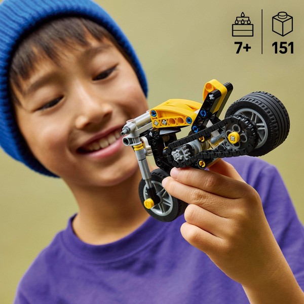 LEGO Technic Motocicleta Amarilla Juguete 42225 2