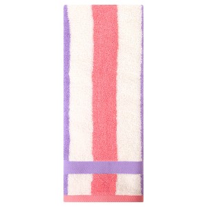REGALWOVEN Striped Absorbent Soft Cotton Hand Towels for Bathroom 13" x 29" 2 Pcs - 1 of 4