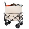 BEAFUP Foldable Wagon Cart with All-Terrain Wheels, 225 lbs Capacity – for Beach, Camping, Shopping, Gardening | for Families & Outdoor - 2 of 4