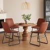 Pexfix Waterproof Faux Leather Dining Chair Set of 4 - 2 of 4