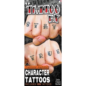 Tinsley Transfers Temporary Tattoo Costume Mask - Multicolored One Size - 1 of 2