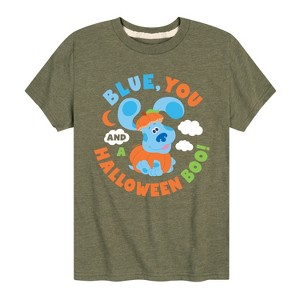 Boys' - Blue's Clues & You! - Blue You And Halloween Boo Short Sleeve Graphic T-Shirt - 1 of 4