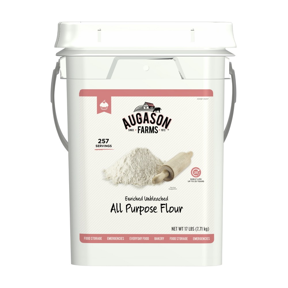 UPC 078716001062 product image for Augason Farms Enriched Unbleached All Purpose Flour Emergency Bulk Food Storage  | upcitemdb.com