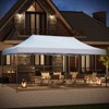 EROMMY 10 Ft. D x 20 Ft. W Steel Pop-Up Canopy - 4 of 4