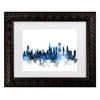 Trademark Fine Art Michael Tompsett Chicago Illinois Skyline II Matted Framed Art - 2 of 4