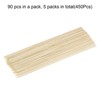 Unique Bargains 450 Pcs Bamboo Skewers Sticks 10" 2.5mm Dia Wooden Cocktail Picks - 3 of 4
