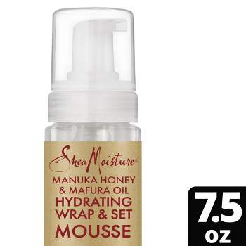 SheaMoisture Manuka Honey & Mafura Oil Hydrating Wrap & Set Hair Mousse - 7.5 fl oz