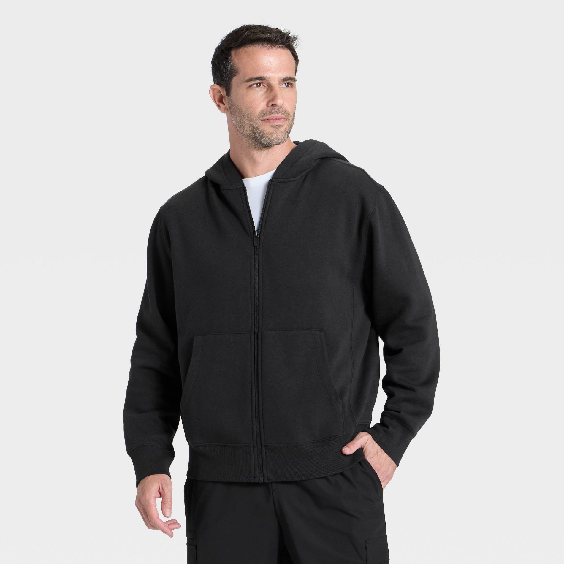 Men's Active Comfort Fleece Full-Zip Sweatshirt - All In Motion™
