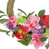 16" Artificial Rose, Peony, and Globe Flowers Hoop Wreath - National Tree Company - 3 of 3
