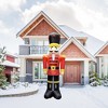 Northlight Lighted Inflatable Nutcracker Soldier Commercial Outdoor Christmas Decoration - 20' - 2 of 4