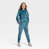 Girls' Cozy Ribbed Jogger Pants - All In Motion™ - 3 of 3