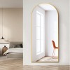 71"Large Floor Length Mirror Standing Mirror Arch Full Length Mirror With Stand,Aluminum Alloy Frame Mirror,Free Standing Mirror-The Pop Home - 2 of 4