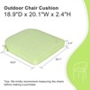 Aoodor Outdoor Dining Chair Cushions Set of 2, Waterproof Patio Furniture Seat Cushions, Outdoor Chair Pads with Ties - 2 of 4