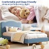 Upholstered Platform Bed Frame with Adjustable Headboard, Strong Wooden Slats Support, Modern Kids Bed Furniture, No Box Spring Needed - 4 of 4
