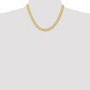 Black Bow Jewelry 6.5mm, 14k Yellow Gold, Solid Herringbone Chain Necklace - 2 of 4