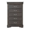 Acme Furniture 31" Louis Philippe Dresser Dark Gray Finish - 2 of 4