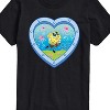 Men's - Spongebob Squarepants - Heart Porthole Window-Womens Men's Short Sleeve Graphic T-Shirt Short Sleeve Graphic T-Shirt - 2 of 4