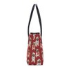 Signare USA Pug Red Shoulder Tote Bag - 4 of 4