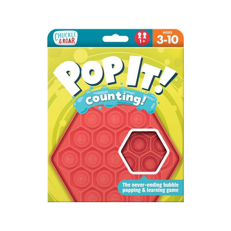 Chuckle &#38; Roar Pop It! Counting Educational Travel Game, 1 of 11
