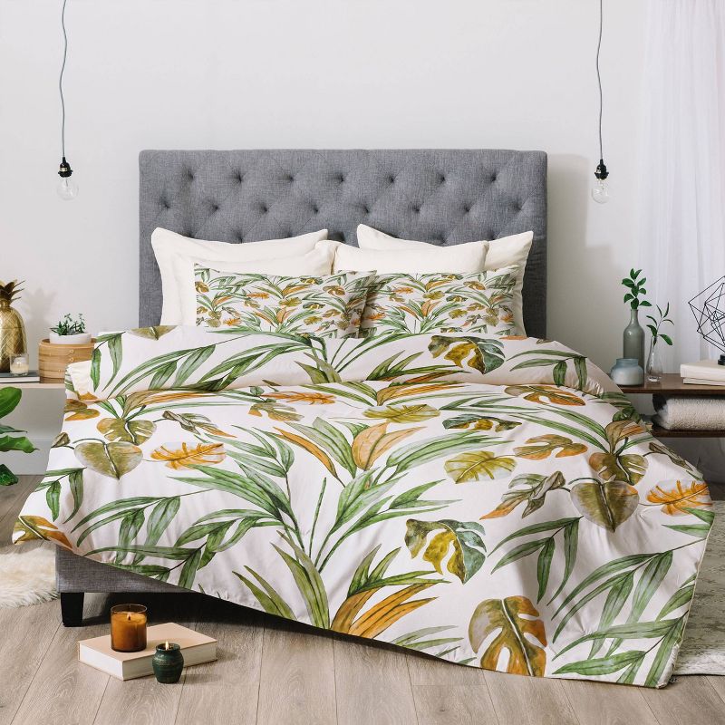 Marta Barragan Camarasa Sweet Tropical Botany Comforter Set - Deny Designs, 3 of 9