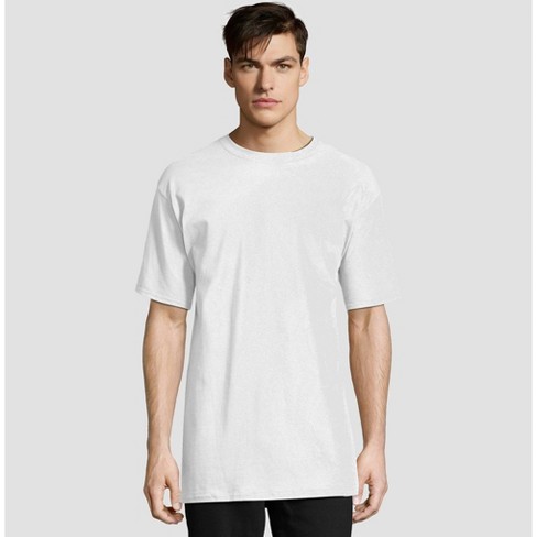 Hanes Men's Big & Tall Short Sleeve Beefy - White 3xlt : Target