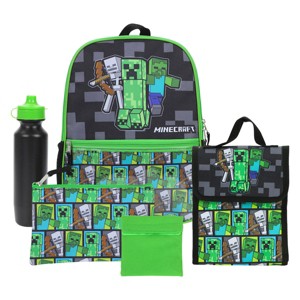 Minecraft Backpack Set with Lunch Box for Boys & Girls 16 inch 5