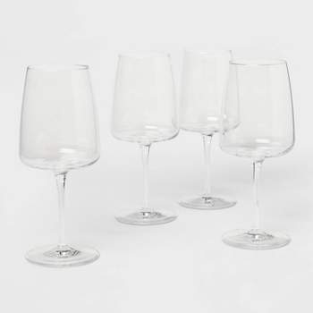 4pk Simbury Wine Glasses Red - Threshold™