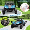 24v Ride On Toys for Big Kids - 2 Seater Kids UTV w/Parent Remote, 3.1 MPH, Music, LED Lights & Seat Belts - Over 3 Years - 3 of 4