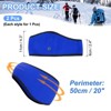 Unique Bargains Polar Fleece Stretchy Running Sweatband Ear Warmer Headbands 2 Pcs - 2 of 3