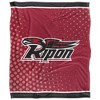 Ripon College Logo Dots Silky Touch Blanket White 50x60 - 2 of 4