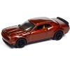 2021 Dodge Challenger SRT Super Stock Sinamon Stick Orange Metallic "Modern Muscle" Series 1/64 Diecast Model Car by Auto World - 2 of 4