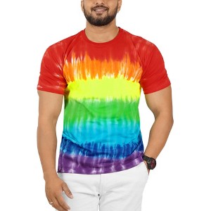 HAPPY BAY Men's Tshirt Short Sleeve Tie Dye Tee Crewneck Cotton Summer T-Shirts Shirts for Men - 1 of 4