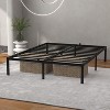6/8/10/14 Inch Full/Queen/King Platform Bed Frame, Heavy Duty Metal Slats, No Box Spring Needed, Under Bed Storage, Noise-Free & Easy Assembly, Black - 4 of 4