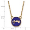 Black Bow Jewelry 14k Yellow Gold Plated Sterling Silver Kappa Kappa Gamma Greek Life Necklace 18 Inch - 2 of 4