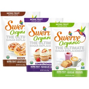 Swerve Organics Trio Granular Confectioners and Brown – 8oz / 3pk - 1 of 4