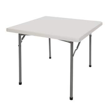 36"x36" Heavy Duty Folding Card Table Speckled Gray - Hampden Furnishings
