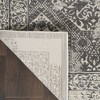 Nourison Grand Expressions Distressed Tiles Indoor Area Rug Grey/Ivory 2'2" x 7'6" - 4 of 4