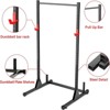 VisioGear Power Tower Dip Station, Home Gym Fitness Pull Up Bar Station, Calisthenics Equipment with 500LBS Load Capacity, Black, 50*46*85 - 2 of 4