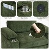 Lyngins Oversized Recliner Chair with Ottoman, Chenille Sofa Bed, Accent Chair– Built-In Cup Holders, Hidden Storage Armrest, USB-C Charging Port - 4 of 4