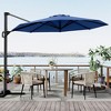 10FT Cantilever Umbrella Outdoor Patio Umbrella with Base and 360-Degree Rotation, Windproof - 4 of 4