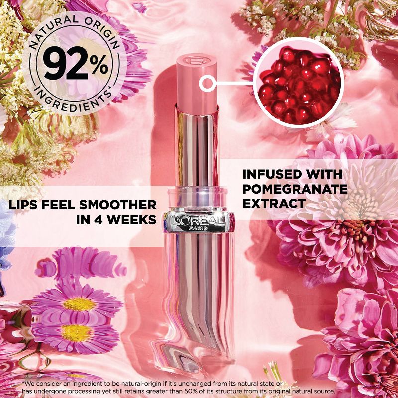 L'Oreal Paris Glow Paradise Balm-in-Lipstick with Pomegranate Extract - 0.1oz, 5 of 10