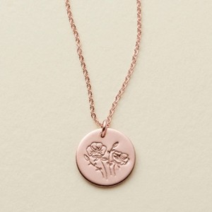 Made By Mary | August Birth Flower Necklace - 1 of 4