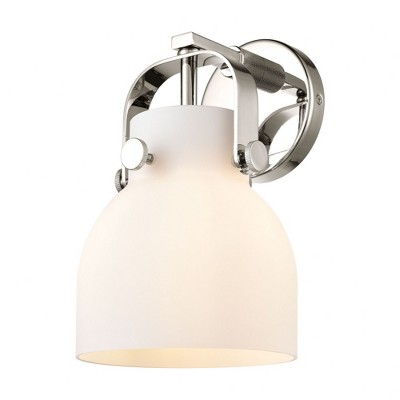 Pilaster II Bell - 1 Light Wall Sconce In Industrial Style-9.75 Inches Tall and 6.5 Inches Wide