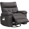 Oversized Extra Wide Manual Recliner Chair CF8007 in Faux PU Leather, 68CM Wide Seat with 1.5X Sponge Filling for Superior Comfort - 2 of 4