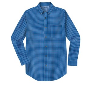 KingSize Men's Big & Tall Long Sleeve Wrinkle Free Sport Shirt - 1 of 4