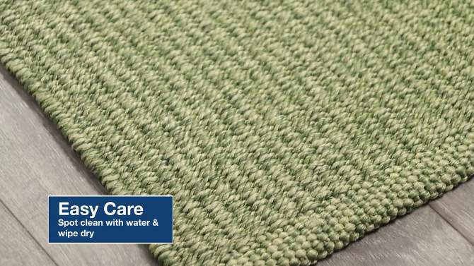 Liora Manne Avalon  Indoor/Outdoor Rug  Green.., 2 of 11, play video