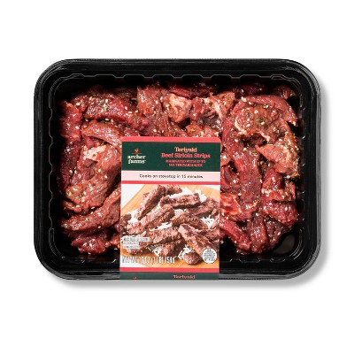 Teriyaki Beef Strips - 16oz - Archer Farms™