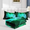Luupatchy Game Console Comforter Set with 1 Quilt 2 Pillowcases, for Teens Men Adults - 2 of 4