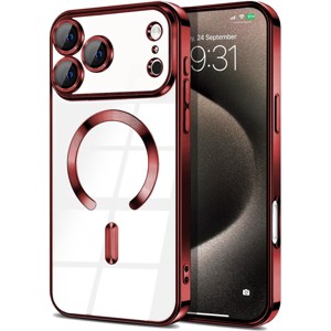 Entronix [Magnetic] Case Compatible with iPhone 17 Pro - [Clear Back] Luxury Glossy Cover - 1 of 4