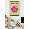 Trends International Reinders: Destinations - Destination Honolulu Framed Wall Poster Prints - 2 of 4